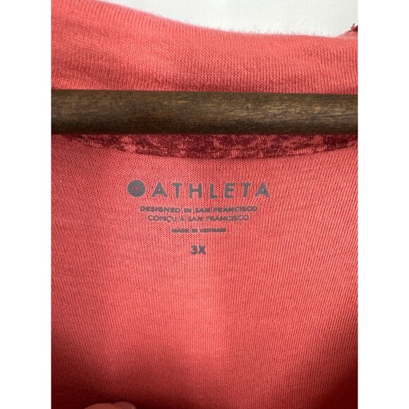 Athleta Women's Sundown Alliance Pink Print Long Sleeve Hoodie Size 3X - Picture 4 of 9